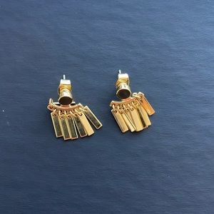 Jenny Bird Ear Jackets in High Polish Gold